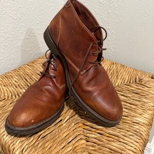 Johnston & Murphy Men’s Lace up Chukka Leather Boots Size 10-Preowned